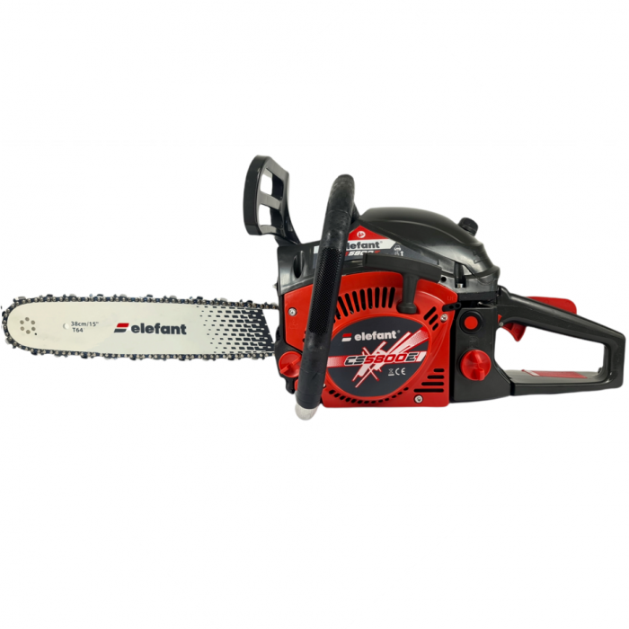 Drujba pe benzina Elefant CS5800E, 58 CC, 6 Cp, lama 40 cm + lama 45 cm [3]