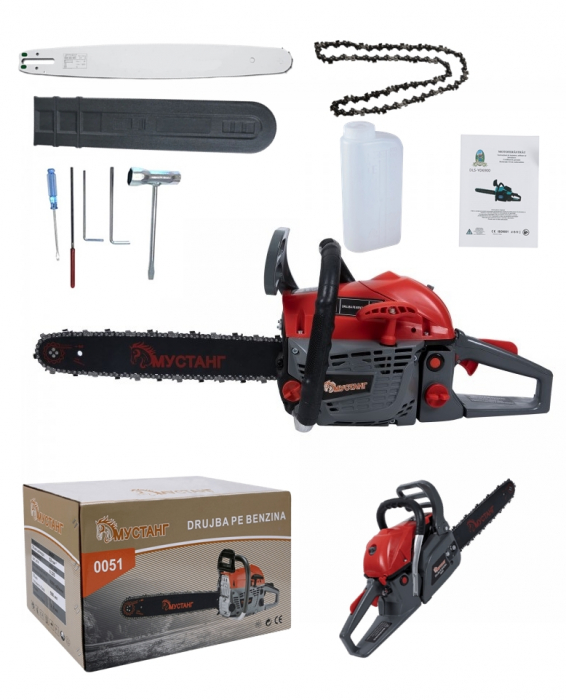 Lichidare Drujba pe benzina Husky 0052, 52 CC, 4 Cp, lama 40 cm [2]