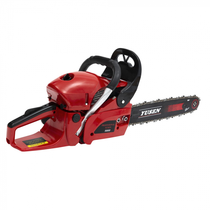 Drujba pe benzina Yusen 5800, 3.35 Cp, lama 40 cm, fara lant, 52 cmc [2]