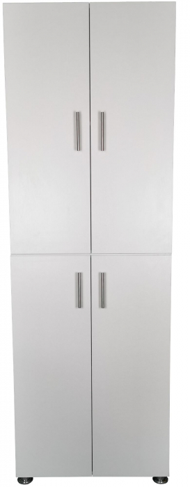 Dulap sau pantofar Leon, alb, 70x34x210 cm [1]