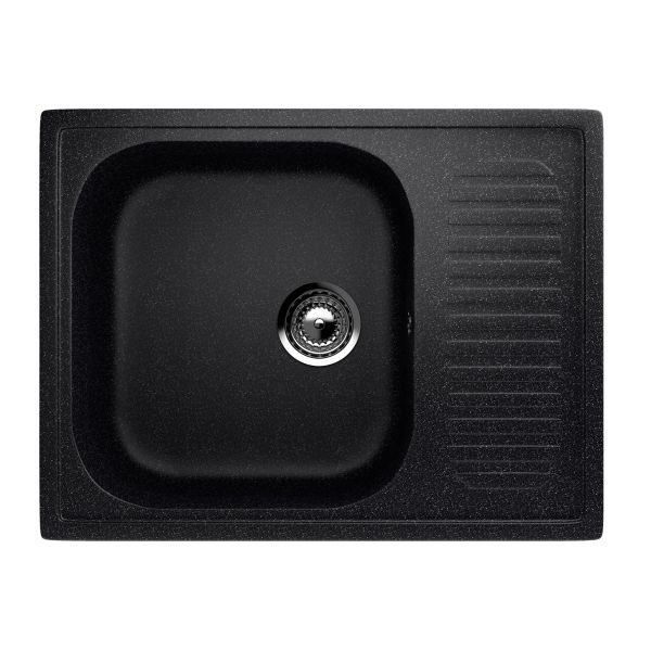 ES-18-308 chiuveta compozit, negru ECOSTONE [1]