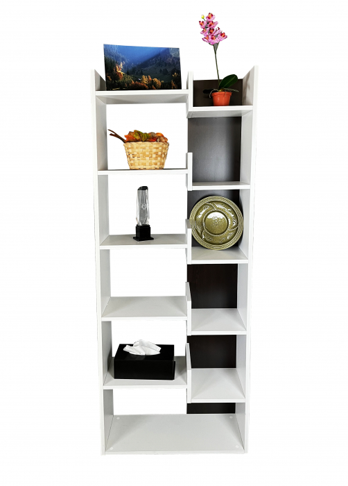 Etajera living Haby, alb, 61x22x162 cm [3]