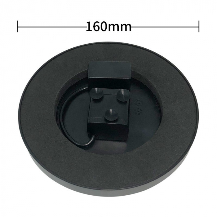Fantana Arteziana pentru Gradina, Flippy, Solara, Automata, Rotunda, 3 Moduri de Pulverizare, Negru, 16 cm [4]