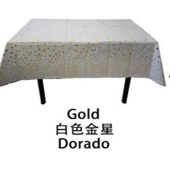 Fata de masa din folie metalica, alb+137*183cm [1]