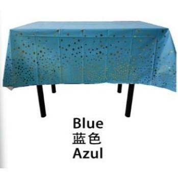 Fata de masa din folie metalica, albastru+137*183cm [1]