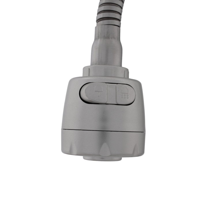 FB-011 Ref Baterie bucatarie SUS 304 pipa flexibila 2 functii crom mat VITAL FLOW [5]