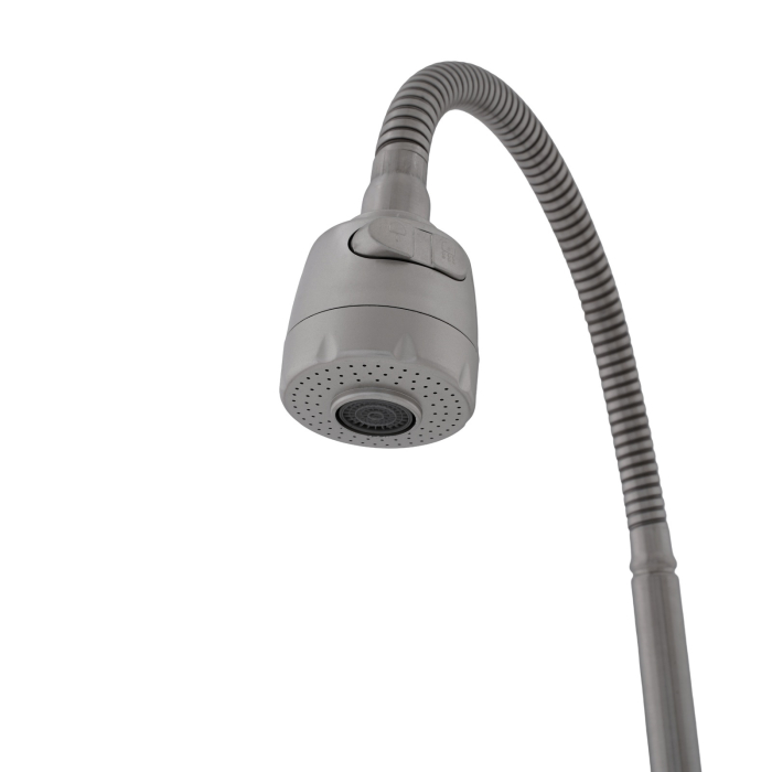 FB-011 Ref Baterie bucatarie SUS 304 pipa flexibila 2 functii crom mat VITAL FLOW [4]