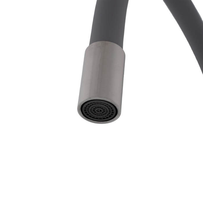 FB-011 Ref Grey – Baterie bucatarie SUS 304 cu pipa flexibila gri VITAL FLOW [6]