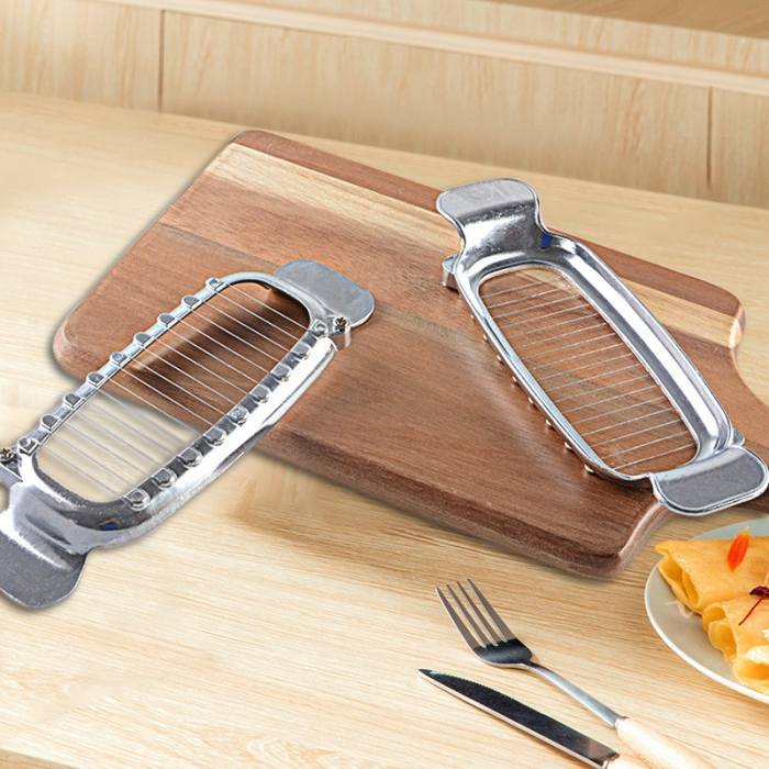 Feliator de Alimente, Flippy, pentru Branza, Unt, Oua, din Aluminiu, 19.5 x 6.5 x 2 cm, Argintiu [8]