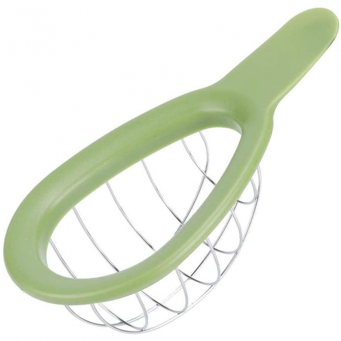 Feliator de Avocado, Flippy, pentru Taierea in Cubulete, Multifunctional, pentru Bucatarie, Otel Inoxidabil, ABS, 16x8x5 cm, Verde [1]