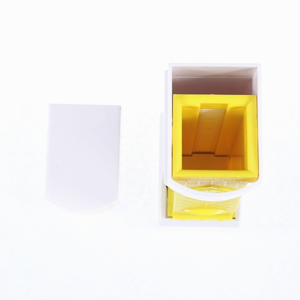 Feliator manual de unt Flippy, material plastic, design usor si practic, 20x6x8.5 cm, Butter Cutter, alb [5]