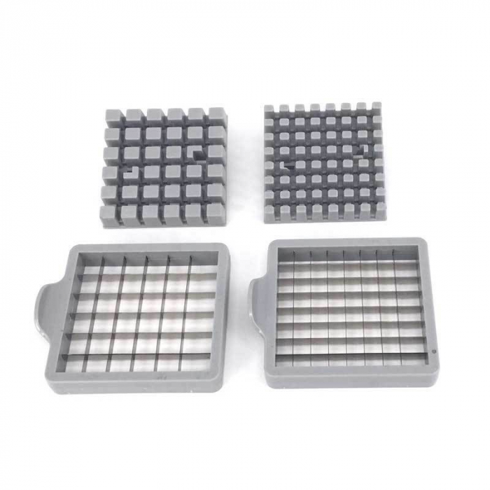 Feliator manual Flippy, pentru cartofi pai si legume, din inox, cu 2 dimensiuni de feliere, 25.5 x 11.7 cm, argintiu [9]