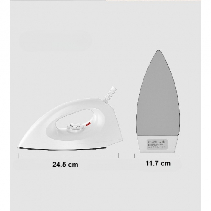 Fier de Calcat Royal, Flippy, 1200W, cu Abur, Talpa Ceramica, Rezervor, Functie Anti Calcar si Auto Curatare, 24.5x10.5x11.7 cm, Alb [6]