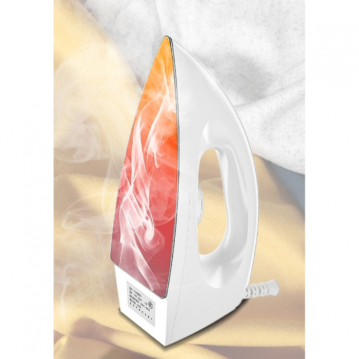 Fier de Calcat Royal, Flippy, 1200W, cu Abur, Talpa Ceramica, Rezervor, Functie Anti Calcar si Auto Curatare, 24.5x10.5x11.7 cm, Alb [3]