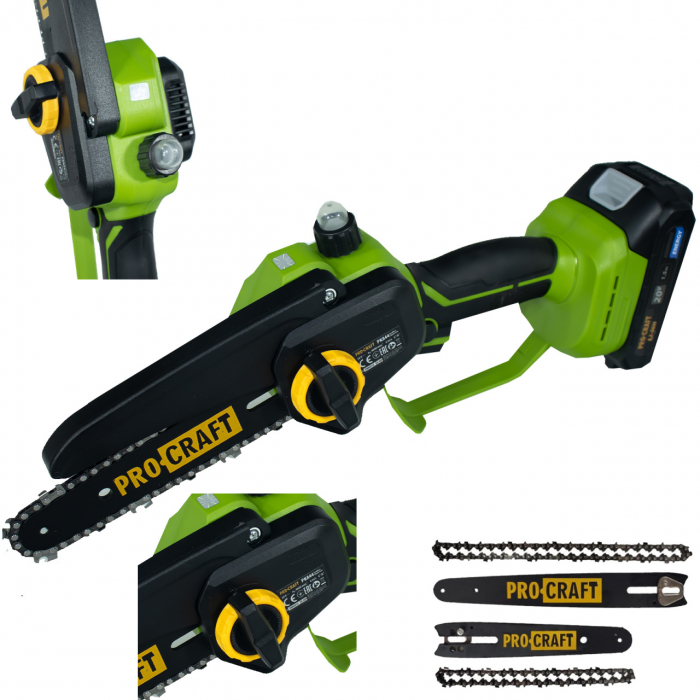 Fierastrau cu lant pe acumulator PKA44 PROCRAFT [1]