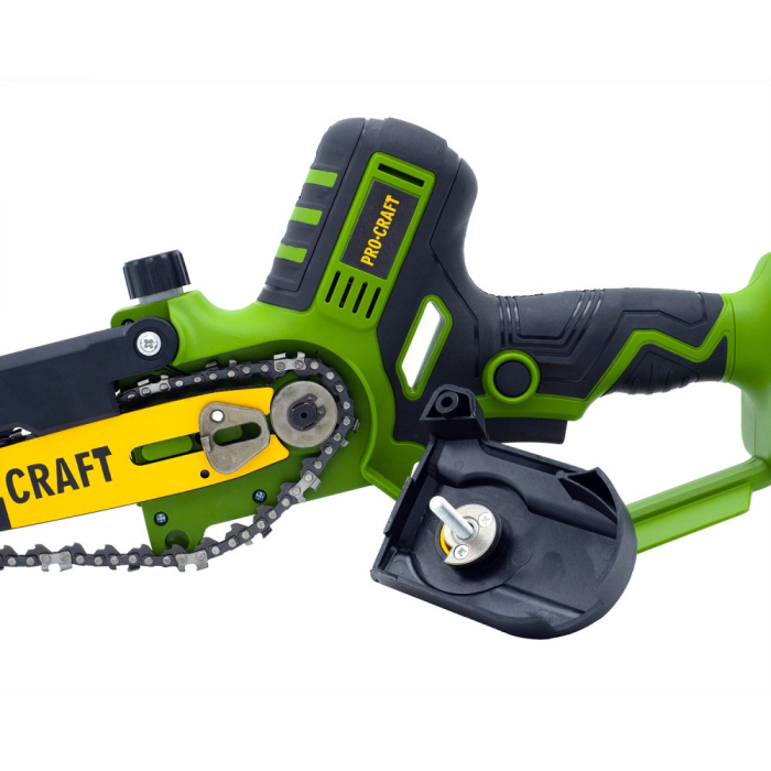 Fierastrau electric cu lant pe acumulator PROCRAFT PKA32Li, 20 V / 4 Ah, Brushless, lame 6" si 8", acumulator si incarcator incluse [8]