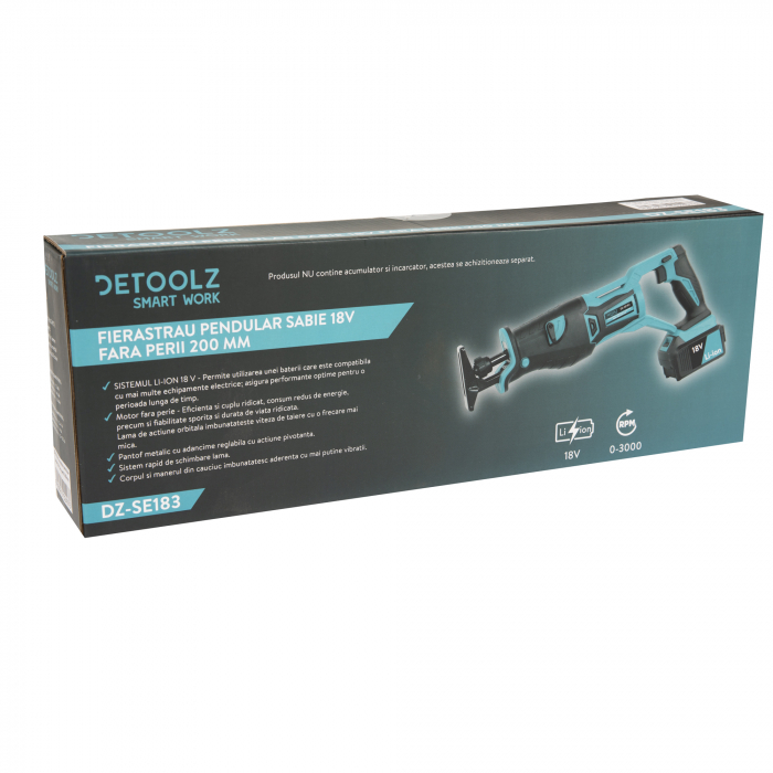 Fierastrau pendular sabie 18V fara perii 200mm [8]