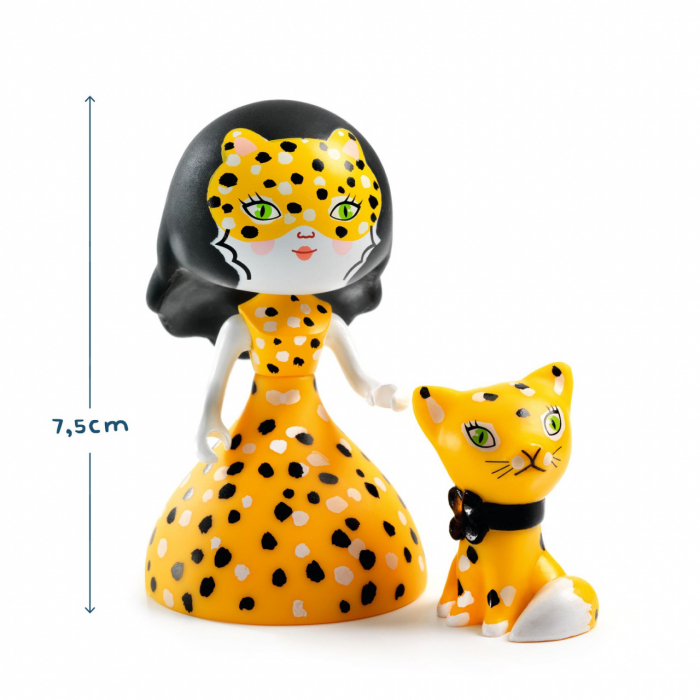 Figurina Arty Toys Printesa Feline si motanul Cleo, Djeco [1]
