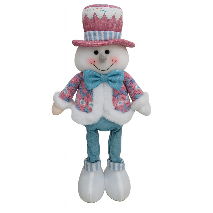 Figurina de Craciun Om de Zapada cu Palarie, Flippy, Figurina Decorativa Om de Zapada pentru Sarbatorile de Iarna, 43 x 17 x 8 cm, Multicolor [1]