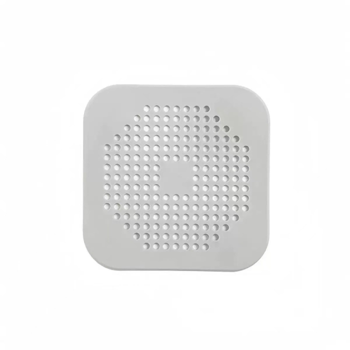 Filtru Chiuveta, Flippy, Anti-infundare, cu Ventuze, 14.5 x 14.5 cm, Flexibil, Alb [4]