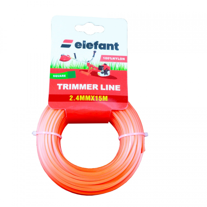 FIR TAMBUR (PATRAT) 2.4mm x 15m, Elefant [2]