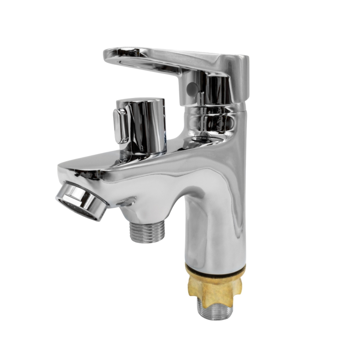 FL 069-401ZC, Baterie lavoar cu cap bideu, zinc, crom, FLOW [3]