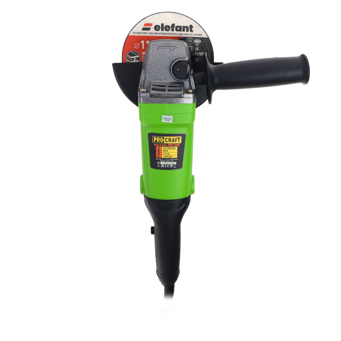 Flex Polizor Unghiular Procraft PW 1200, 860 W, 11000 RPM, 125 mm [2]