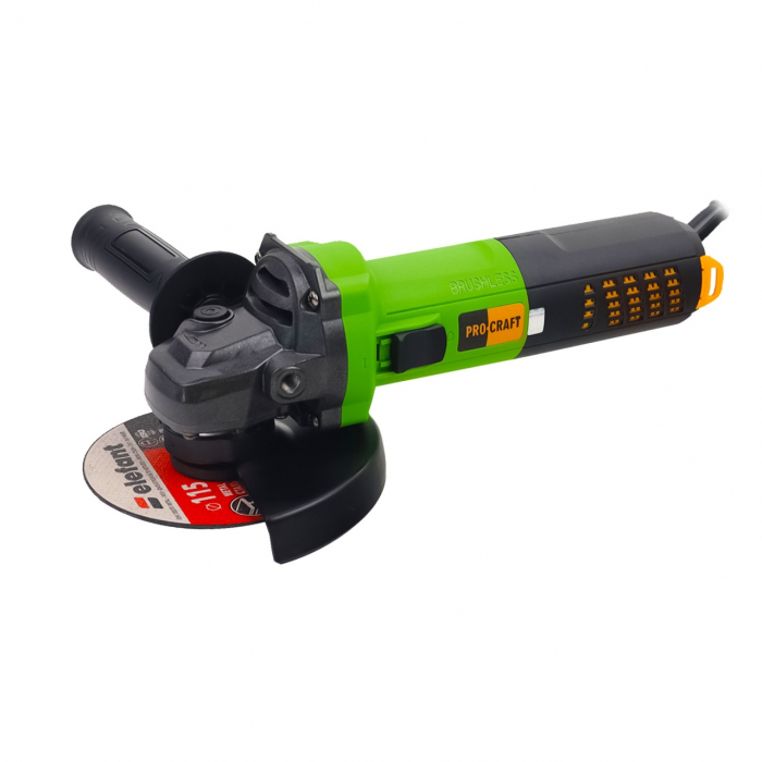Flex polizor unghiular PW2200 PROCRAFT 1100W, 11000 rpm, Diametru disc 125 mm [1]