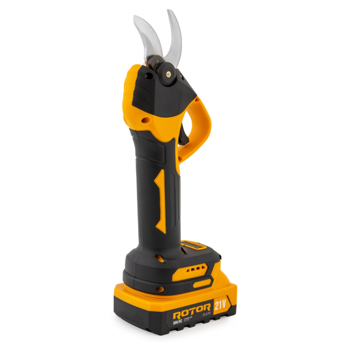 Foarfeca de gradina pe acumulator ROTOR RSB32 600W,Brushless ,2 x Acumulatori 21V 3Ah [4]