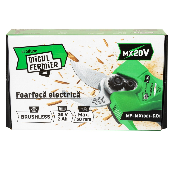 Foarfeca electrica Micul Fermier 20V, 2 Ah, capacitate maxima de taiere 30mm, Brushless [8]