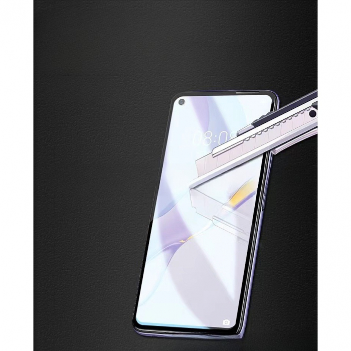 Folie de Protectie, Flippy, pentru Apple iPhone 15 Pro, Tempered Glass 9D, Full Cover, HD, Margini Negre, Transparent [2]