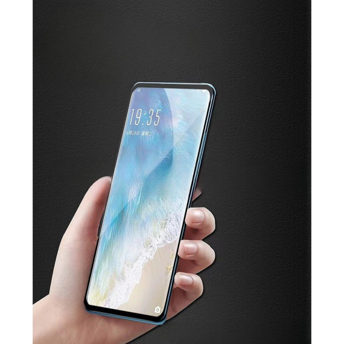 Folie de Protectie, Flippy, pentru Apple iPhone 15 Pro, Tempered Glass 9D, Full Cover, HD, Margini Negre, Transparent [3]