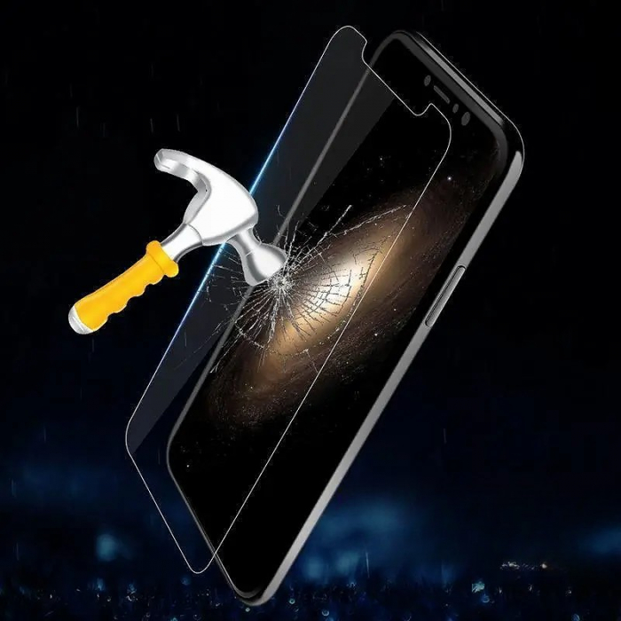 Folie de Protectie, Flippy, pentru iPhone 15 Pro Max, Tempered Glass 2.5D, cu Decupaje, HD, 9H, Transparent [2]