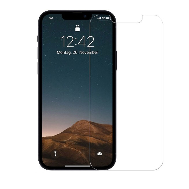 Folie de Protectie, Flippy, pentru iPhone 15 Pro Max, Tempered Glass 2.5D, cu Decupaje, HD, 9H, Transparent [1]