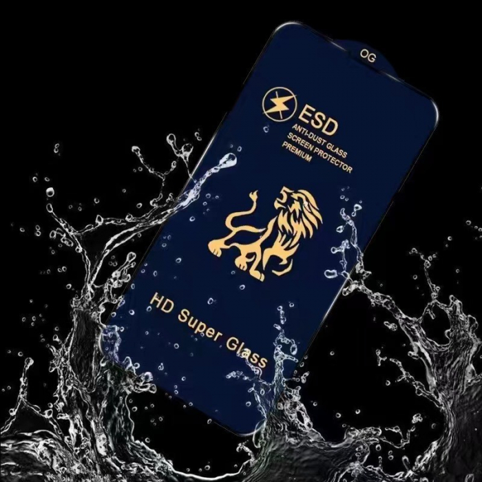 Folie ecran Flippy pentru Huawei NOVA 9 SE, Sticla ESD Premium, Lion HD Super Glass, Anti-static, Negru [2]