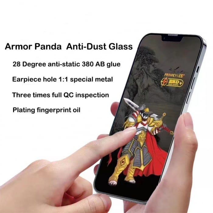 Folie Flippy® Sticla Securizata 3D Full Glue Armor Panda pentru Apple iPhone 14 PLUS [4]
