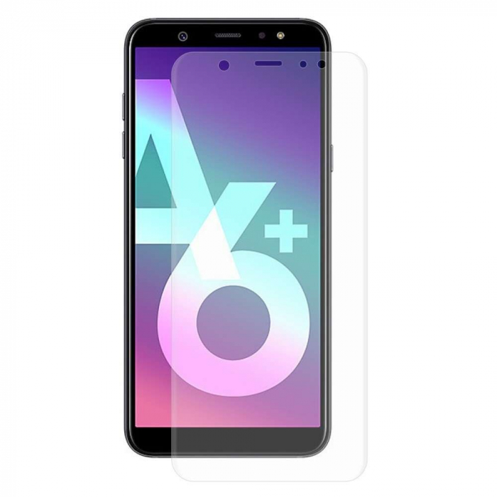 Folie Plastic Samsung Galaxy A6 Plus 2018 Transparent [2]