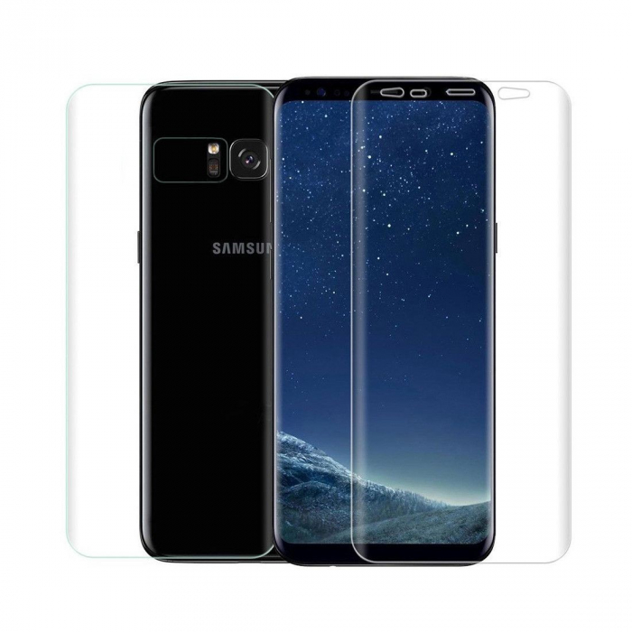 Folie Plastic Samsung Galaxy S8 Plus Fata-Spate Transparent [2]