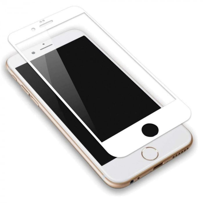 Folie Sticla Apple iPhone 6 Plus Flippy® 4D/5D Alb [3]