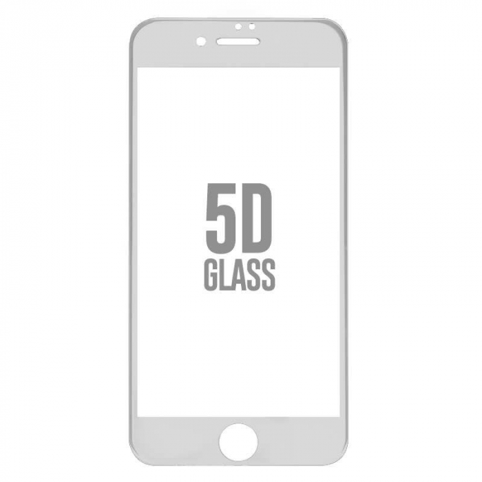 Folie Sticla Apple iPhone 6 Plus Flippy® 4D/5D Alb [2]