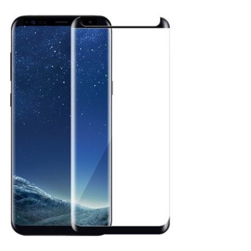 *LICHIDARE STOC* Folie Sticla Securizata Curbata, Flippy, compatibila cu Samsung Galaxy S8, Full Glue, 4D/5D Negru [5]