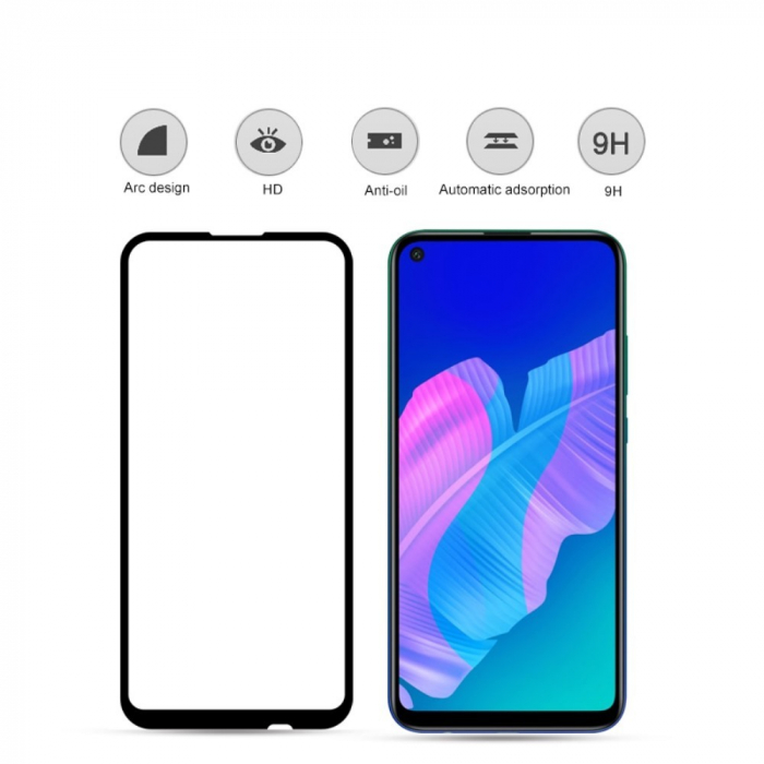 Folie Sticla Flippy® compatibila cu Huawei Y7P 2020 111D Negru [3]