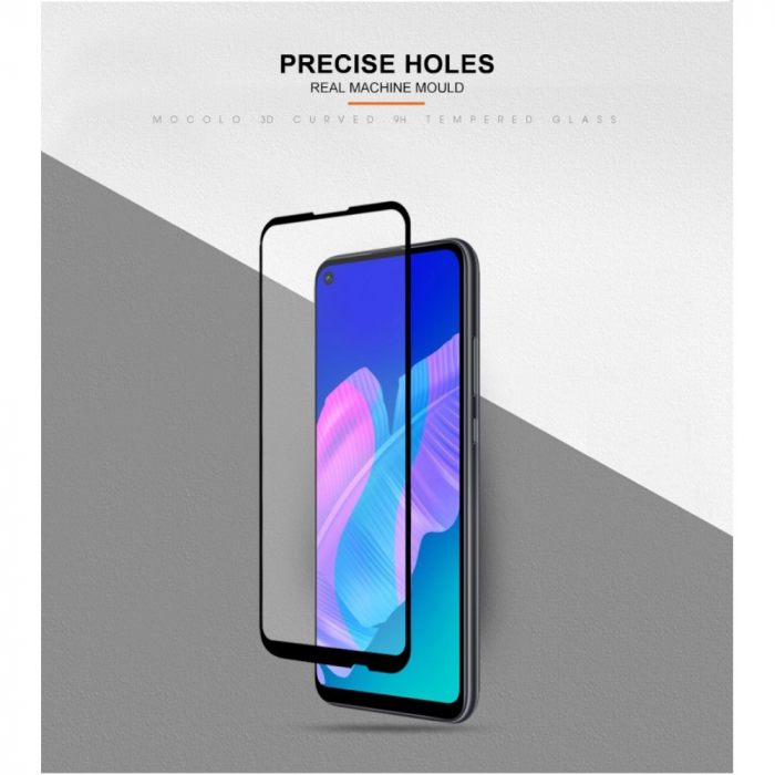 Folie Sticla Flippy® compatibila cu Huawei Y7P 2020 111D Negru [14]