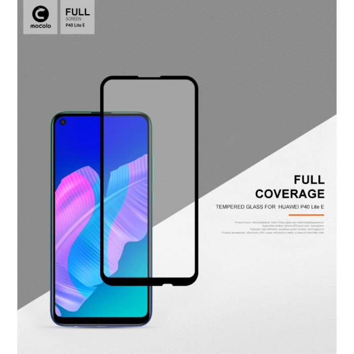 Folie Sticla Flippy® compatibila cu Huawei Y7P 2020 111D Negru [11]