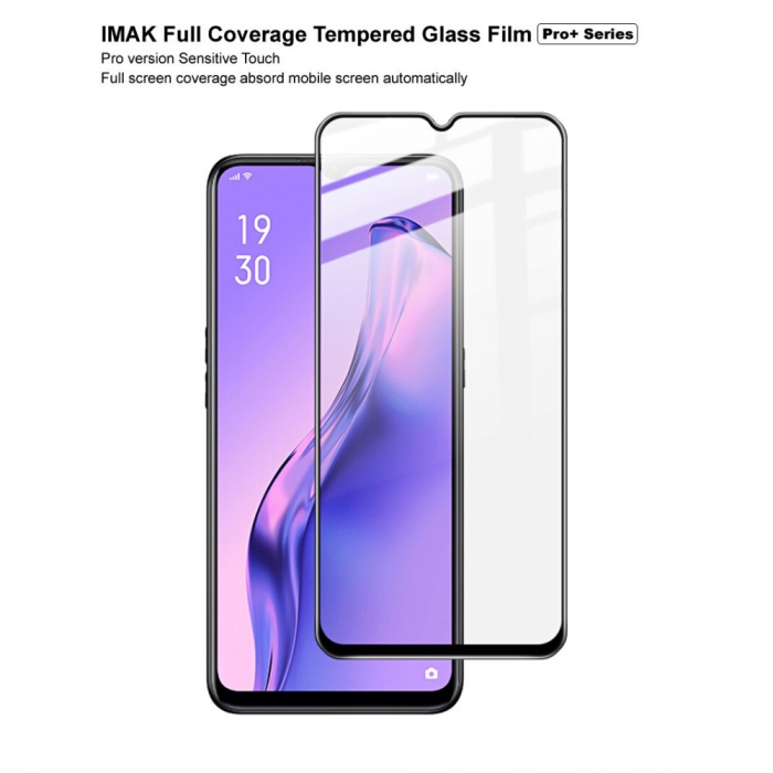 Folie Sticla Flippy® compatibila cu Oppo A31 111D Negru [9]