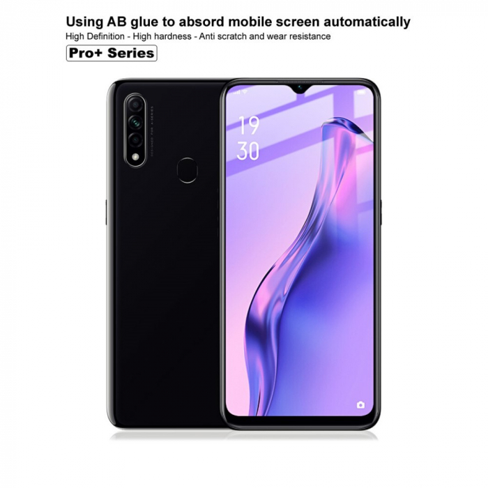 Folie Sticla Flippy® compatibila cu Oppo A31 111D Negru [16]