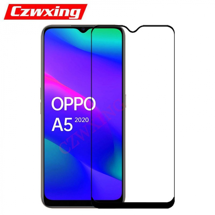 Folie Sticla Flippy® compatibila cu Oppo A5 2020 111D Negru [11]