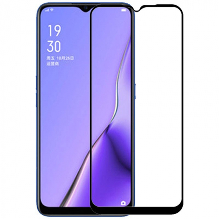 Folie Sticla Flippy® compatibila cu Oppo A5 2020 111D Negru [1]