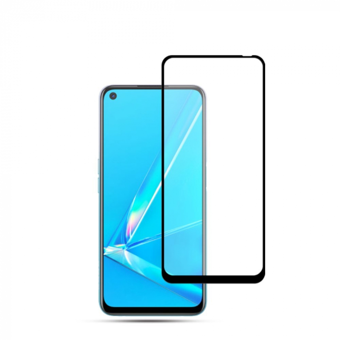 Folie Sticla Flippy® compatibila cu Oppo A9 2020 111D Negru [3]