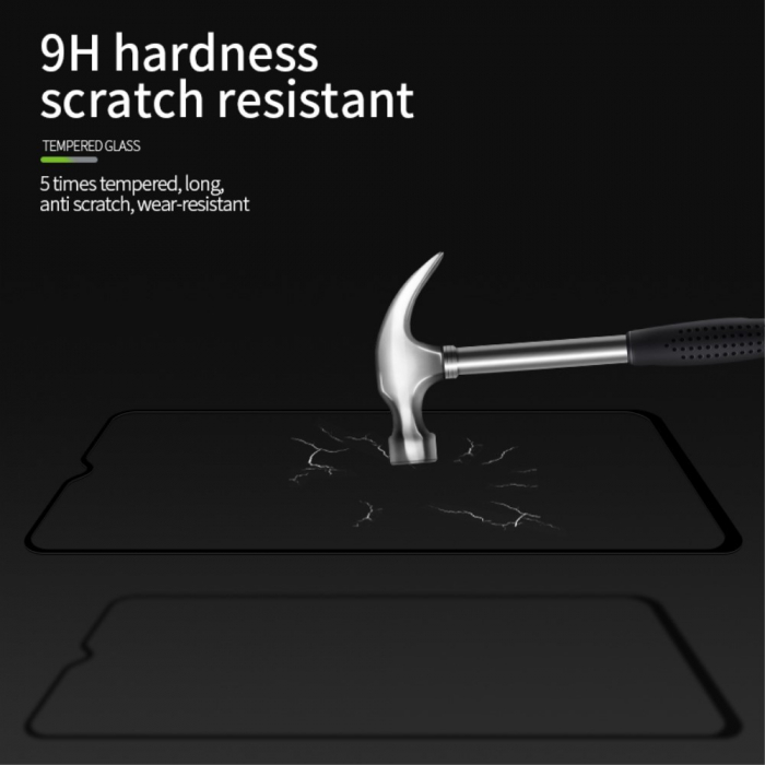 Folie Sticla Flippy® compatibila cu Oppo A9 2020 111D Negru [13]